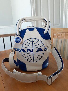 Pan Am Originals 70s Vintage Style Cabin Bag + Shoulder Strap Carry On Luggage